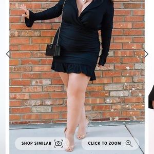 Fashionnova black dress mini